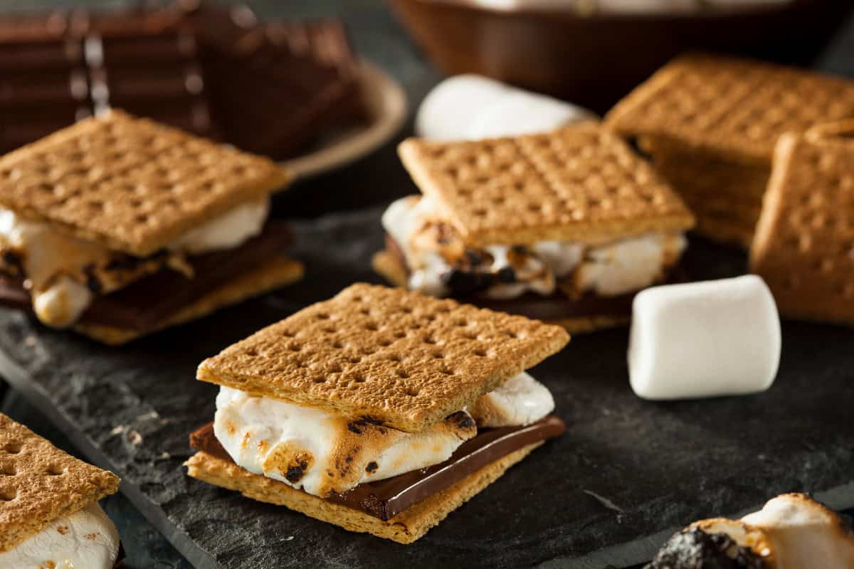 Image of smores ready to eat.