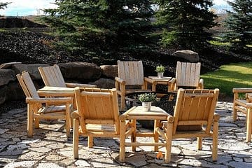 Image of a round fire pit