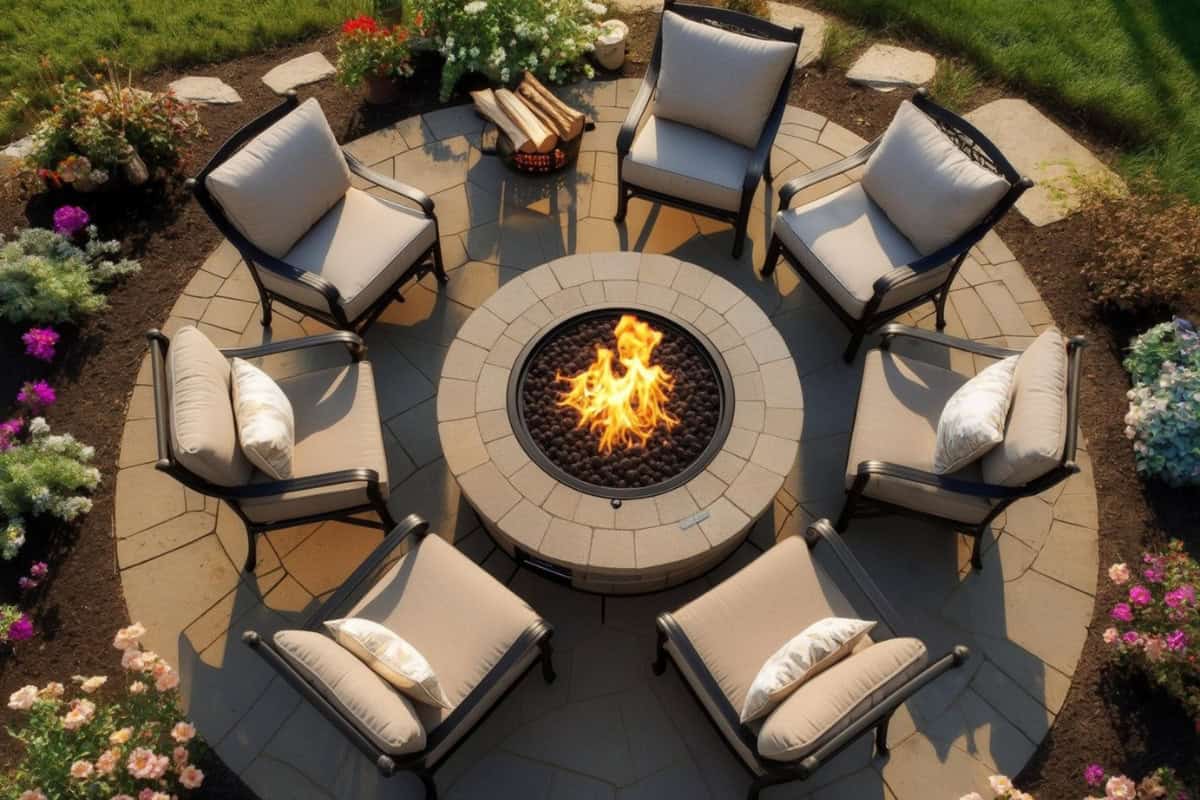 fire-pit-insert-buyers-guide-closing Image of a fire pit area in a backyard.
