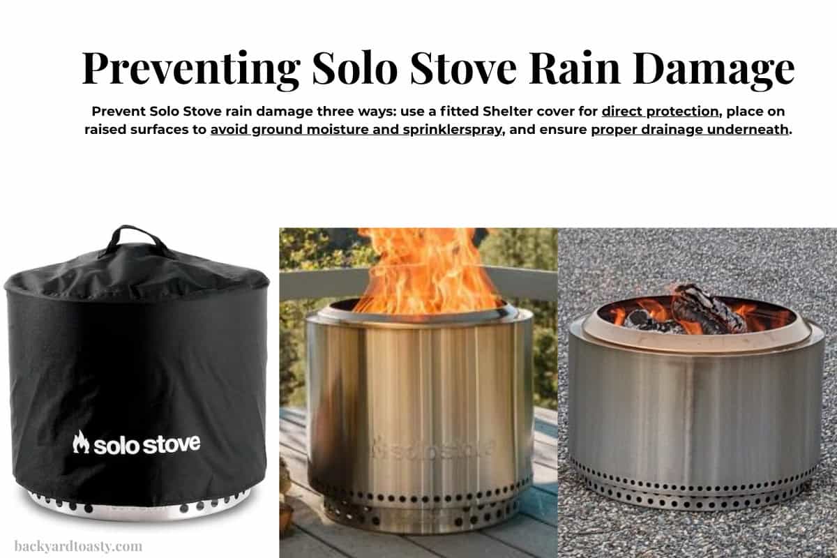 Image of three fire pits side by side.