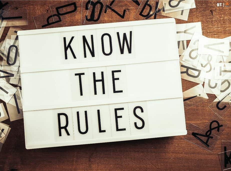 Image of a sign about knowing fire pit rules in your area