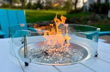 Image of a gas fire pit.